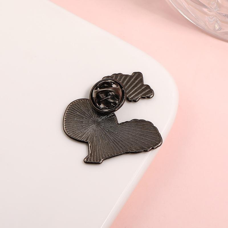 1pc Creative, Unique, and Quirky Letter Brooch/Collar Badge