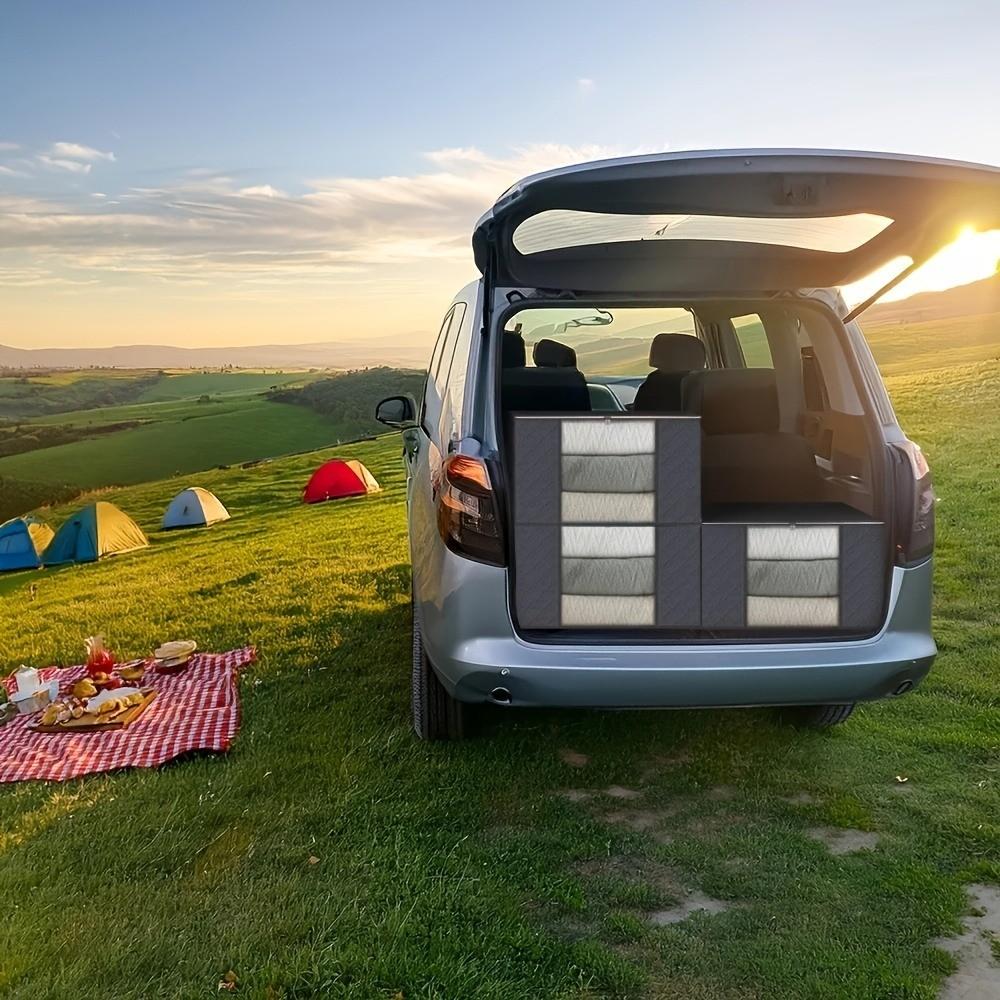 Foldable Drawer Storage Box with Rose Gold Handle, Stackable Fabric Organizer for Socks Lingerie Bras Tie Accessories, Clothes Storage, Home Organization Solutions