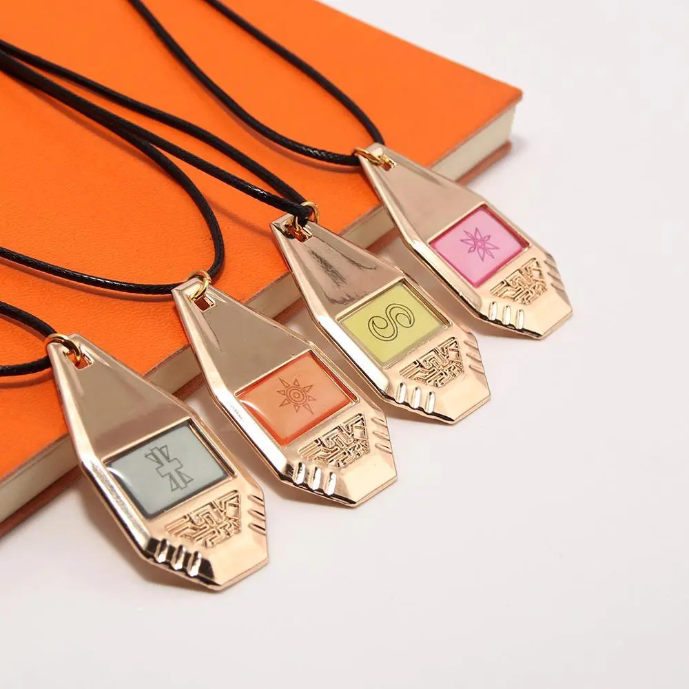 Anime Symbol Pendant Necklace, Unisex Metal Jewelry for Cosplay, Available in 11 Collectible Styles, Ideal Gift for Fans