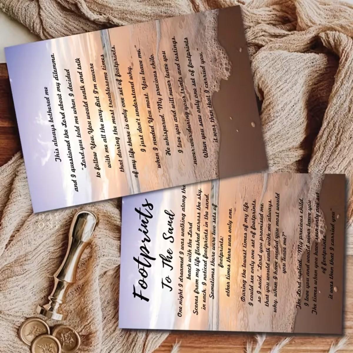 1 Types Of Inspirational Gospel Cards, Each Containing 100 Christian Prayer Cards with Biblical Scriptures,Suitable for Bookmarks, Wallet Cards, Church Gift, And of Religious Retreat。