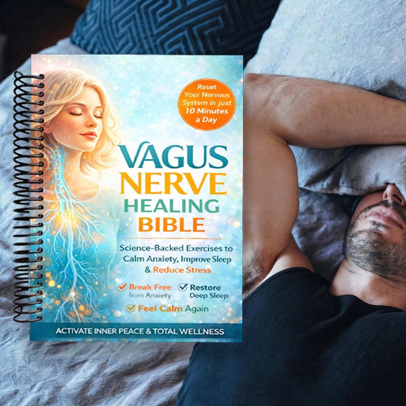 The Vagus Nerve Healing Bible: Master Your Nervous System in Just 10 Minutes a Day – Science-Backed Exercises to Break Free from Anxiety, Stress & Trauma, Restore Deep Sleep, and Feel Calm Again