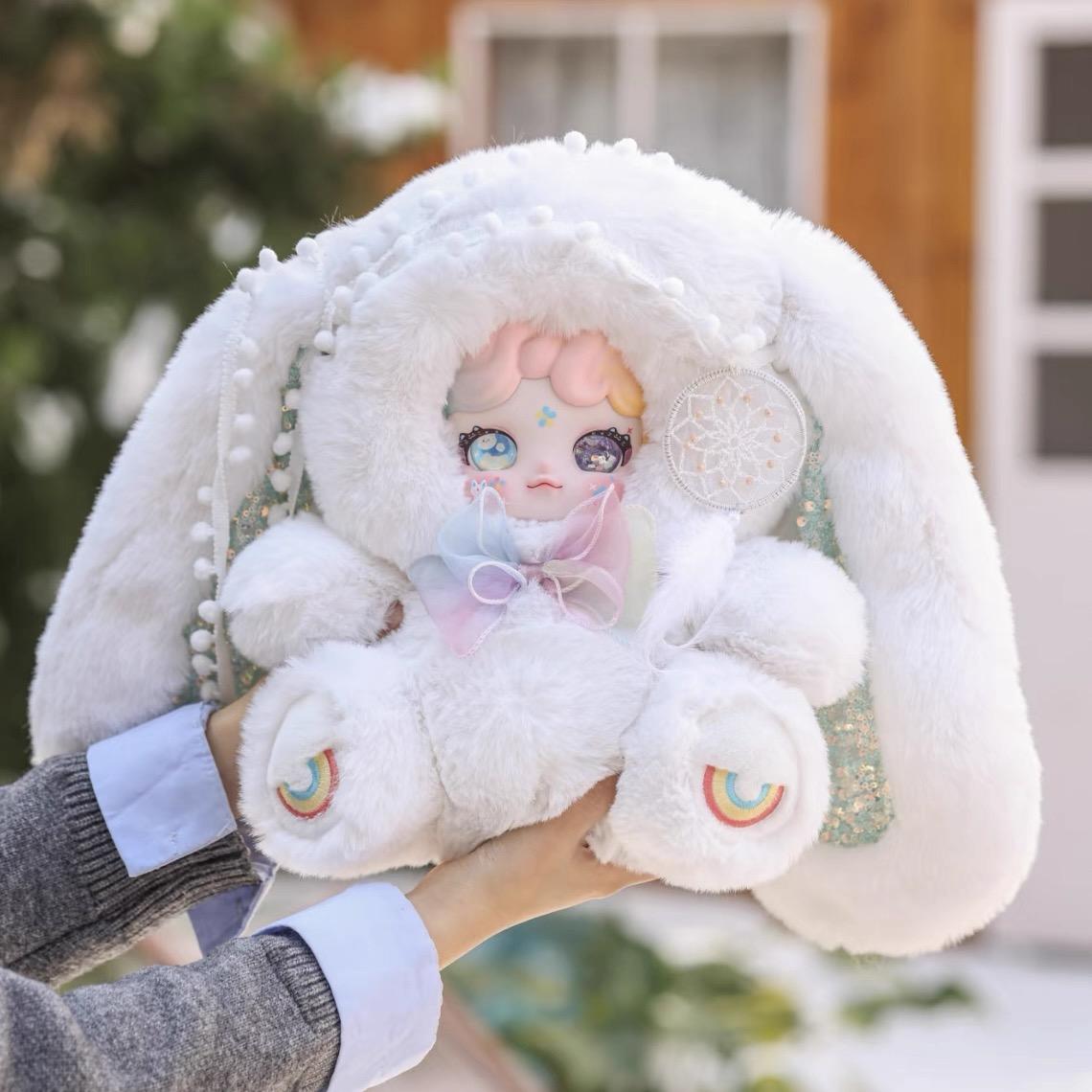 Bella 600% Dream-Catcher Rabbit Series Plush Blind Box | 6+2 Hidden| Feather Bead Plush Decor