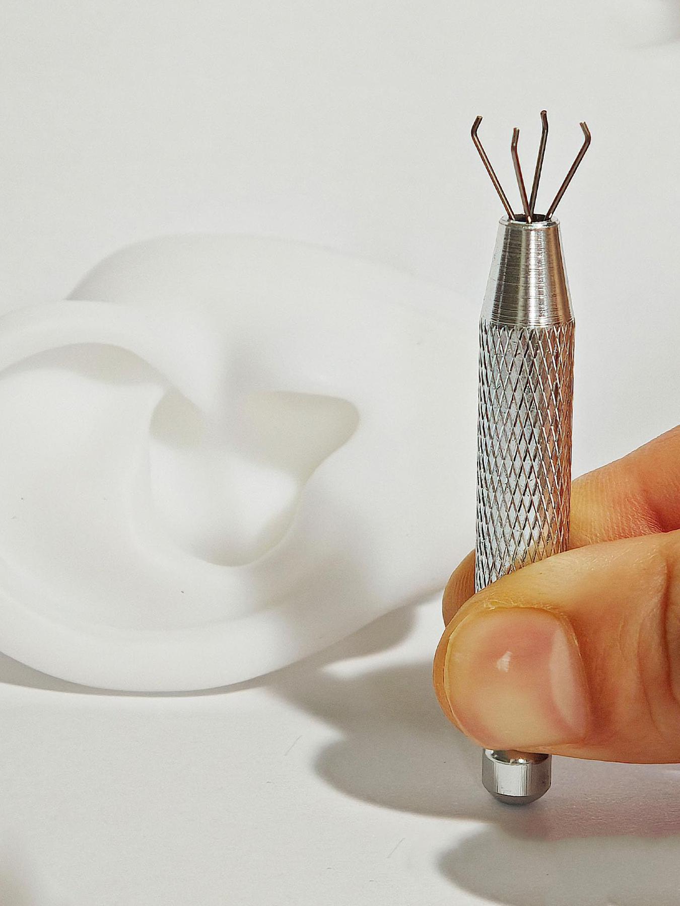 Body Piercing Jewelry Replacement Tool Set, Medical Grade Stainless Steel Cones & Beads Clips for Earrings Nose Rings Lip Studs