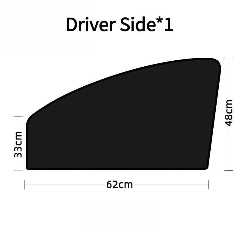 Magnetic Car Side Window Sun Shades for Summer Travel, Foldable UV Protection Car Sunshade, Heat Insulation Easy Install Sun Visor for Road Trip Camping-YY1
