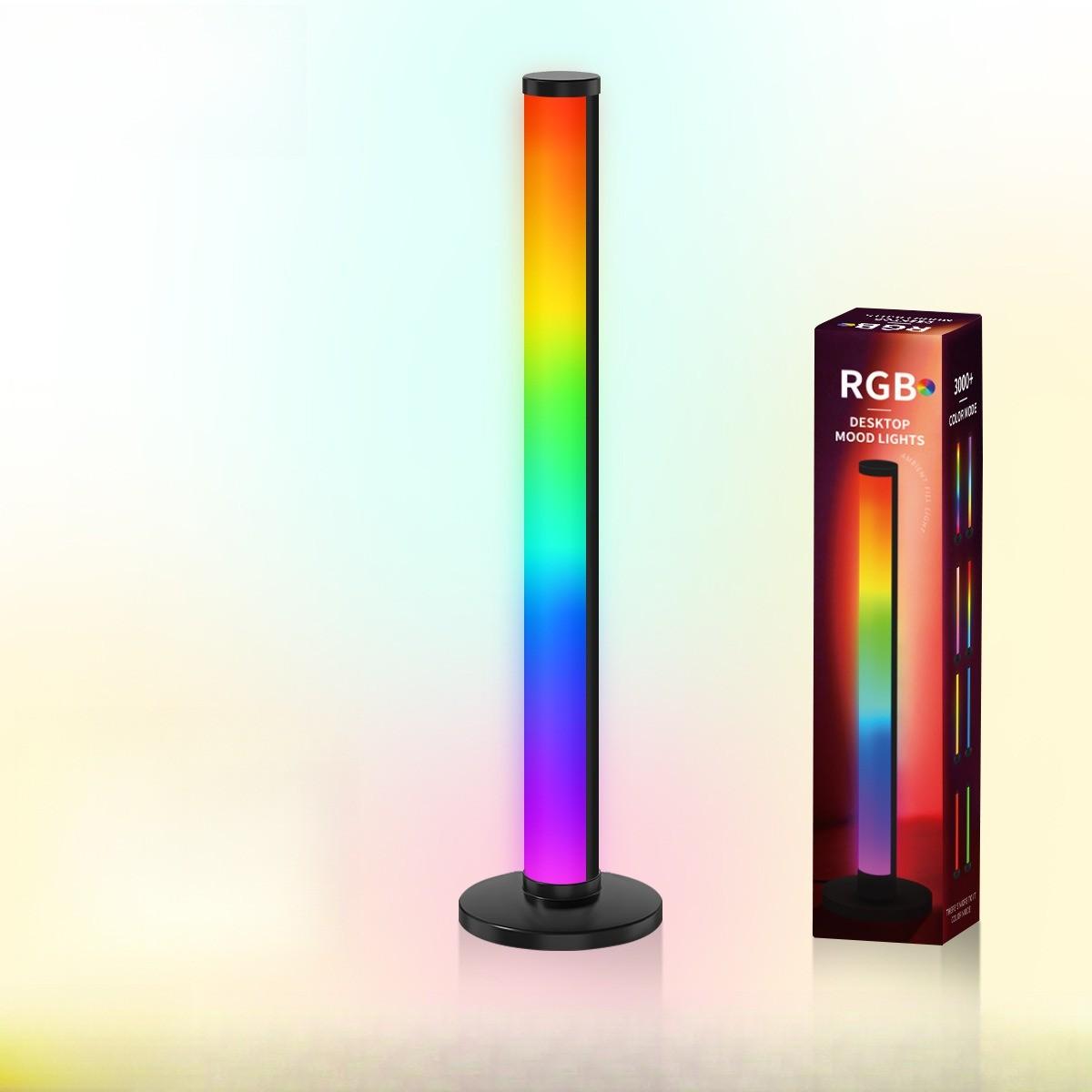 RGB Smart Ambient Lamp Pole, Music Sync LED Standing Light with APP & Remote Control, Color Changing Atmosphere Light, Lighting Effects for Gaming Room Bedroom Live Stream Party Decor Holiday Lights