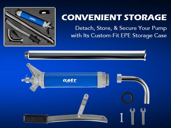 Lever Action Barrel Pump, Heavy Duty Barrel Hand Pump/Gallon Drum Pump with Telescoping Suction Tube Fits 5/15 to 55 Gallon Drums Transferring Heating Oil, Motor Oil, Transmission Fluid Tire Inflation Tool Tyre Inflator, Limited Time Deal