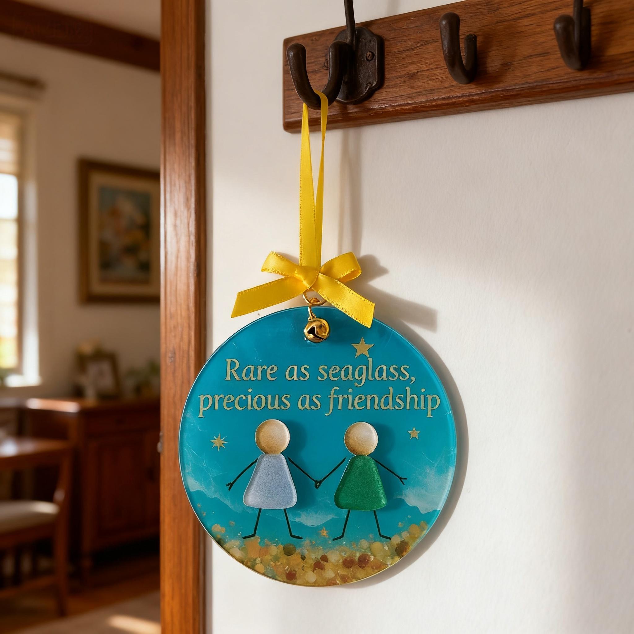 True Friendship Acrylic Decoration, Room Decor Ornament, Perfect Gift for Best Friends and Classmates, Symbolic Friendship Keepsake