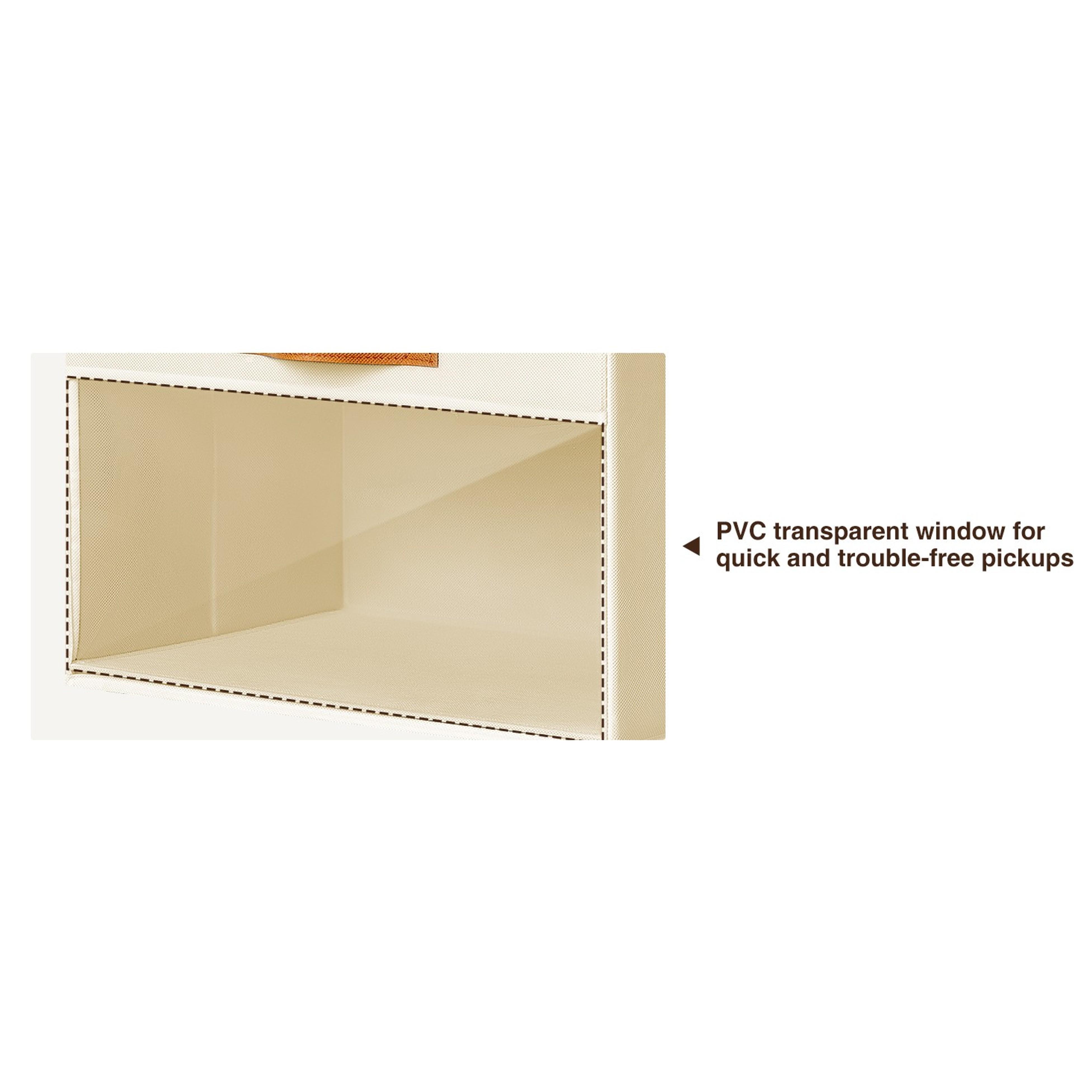 Large Fabric Storage Bins with Lids - Closet Storage OrganizersGift