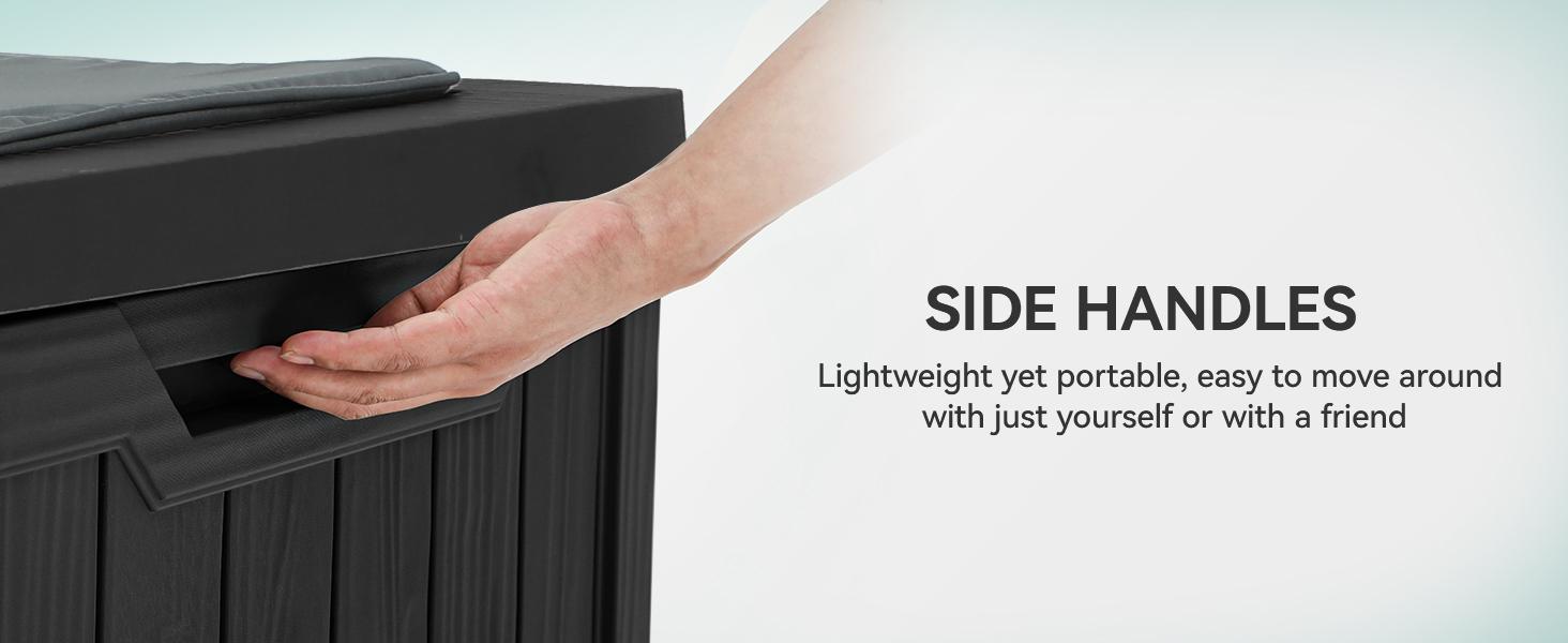 YITAHOME 100/120 Gallon Large Outdoor Storage Deck Box, Waterproof, Storage Bench with Lockable Lid for Patio, Pool Supplies, Garden Tools, Pillows, Easy Assembly