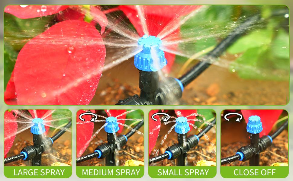 HIRALIY Automatic Drip Irrigation Kits with Water Timer, Quick Connector Garden Watering System with Easy Programmable Hose Timer, Outdoor Watering HIRALIY Automatic Drip Irrigation Kits with Water Timer, Quick Connector Garden Watering System with Easy Programmable Hose Timer, Outdoor Watering