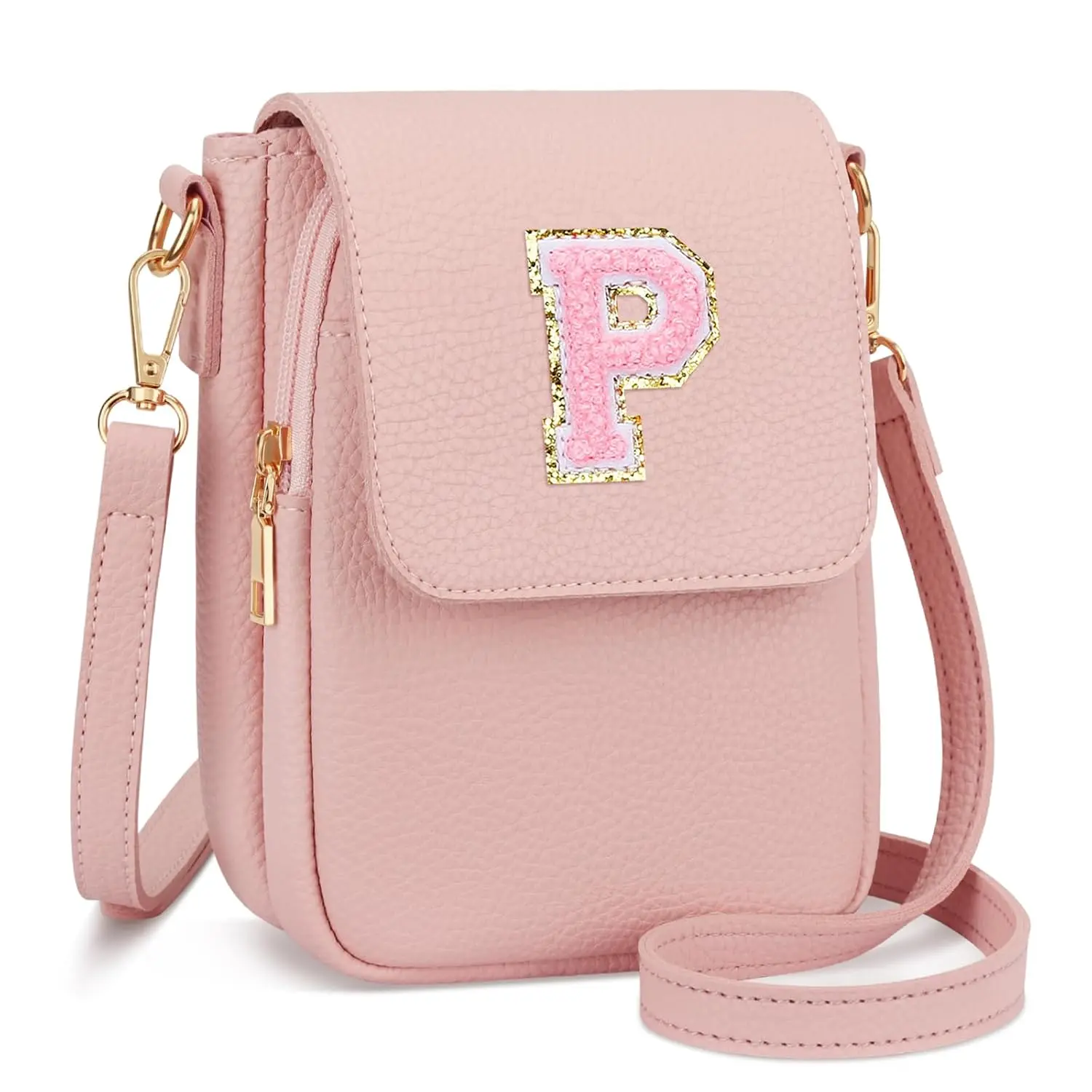 Small Initial Cell Phone Purse - Girls' Bag, Sports & Outdoor Leisure Accessory, Birthday Gift for Girls