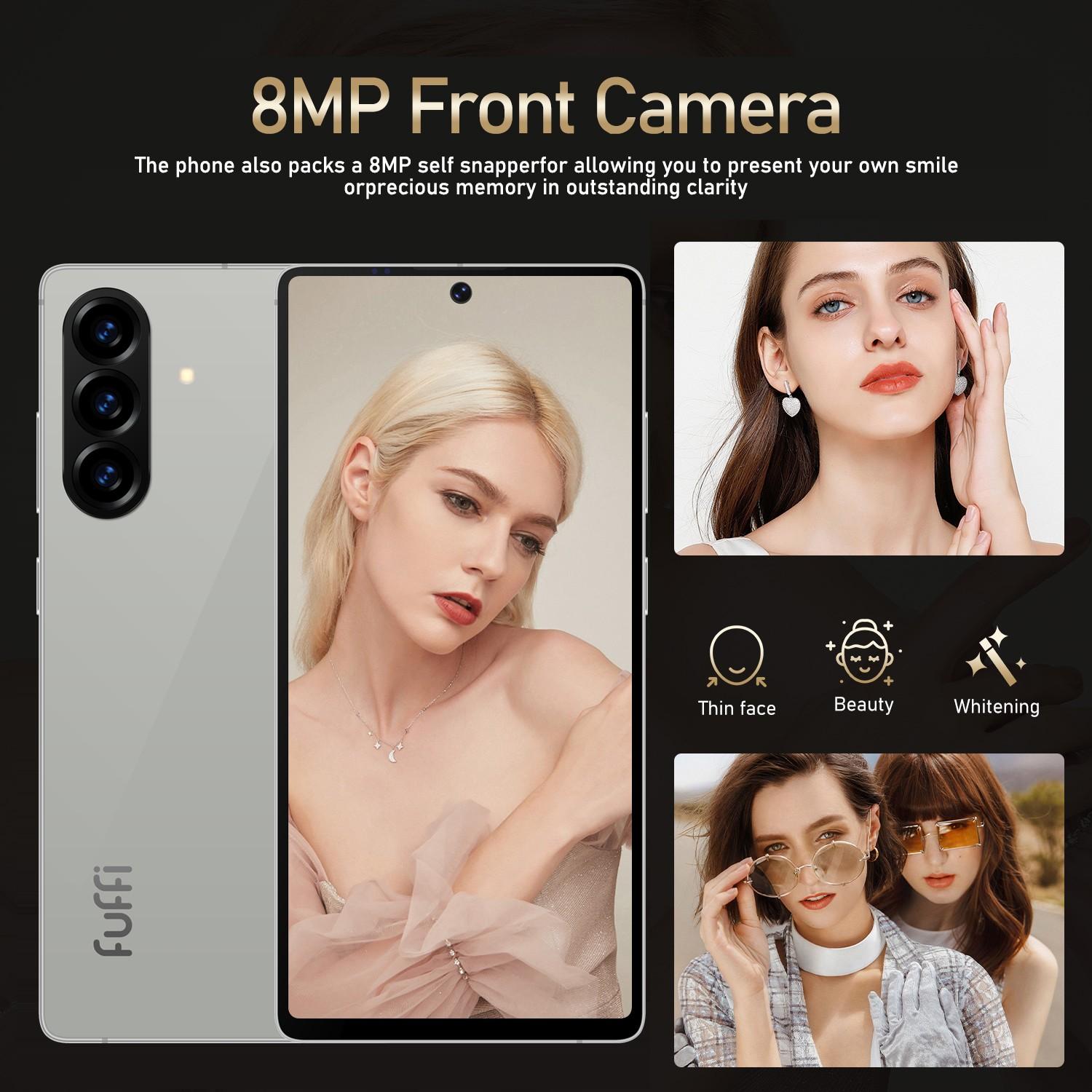 Fuffi - 6.8-inch screen, unlocks global 4G smartphones, 3+32GB ROM, 8+20MP pixels, 4100mAh battery, dual SIM, stylus function, GPS navigation, Android 12 phone