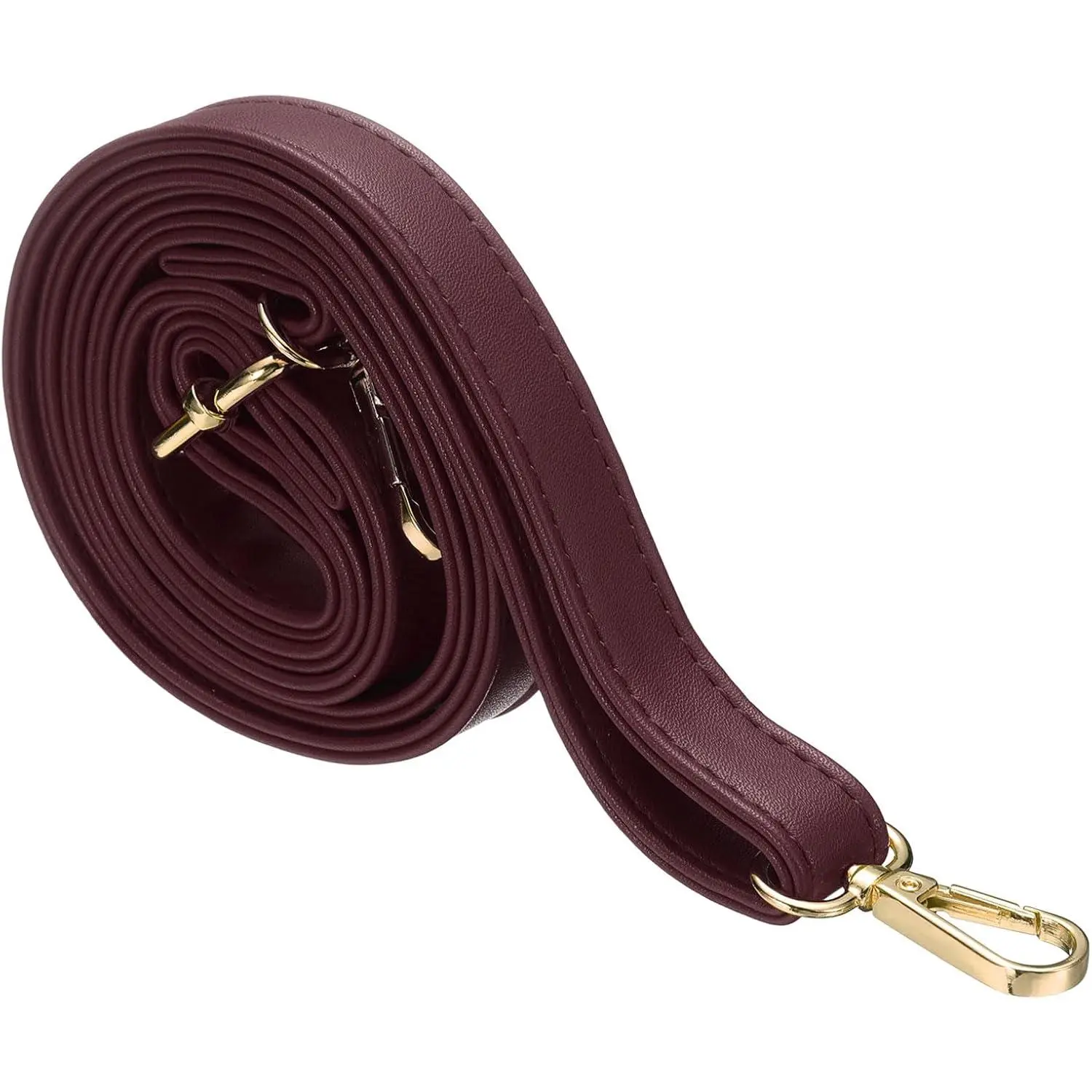 Leather Purse Strap  Crossbody, 27.6-51.2 Inch Adjustable Bag Strap Purse Straps for Women Crossbody Bags  Bag Handbag, Burgundy