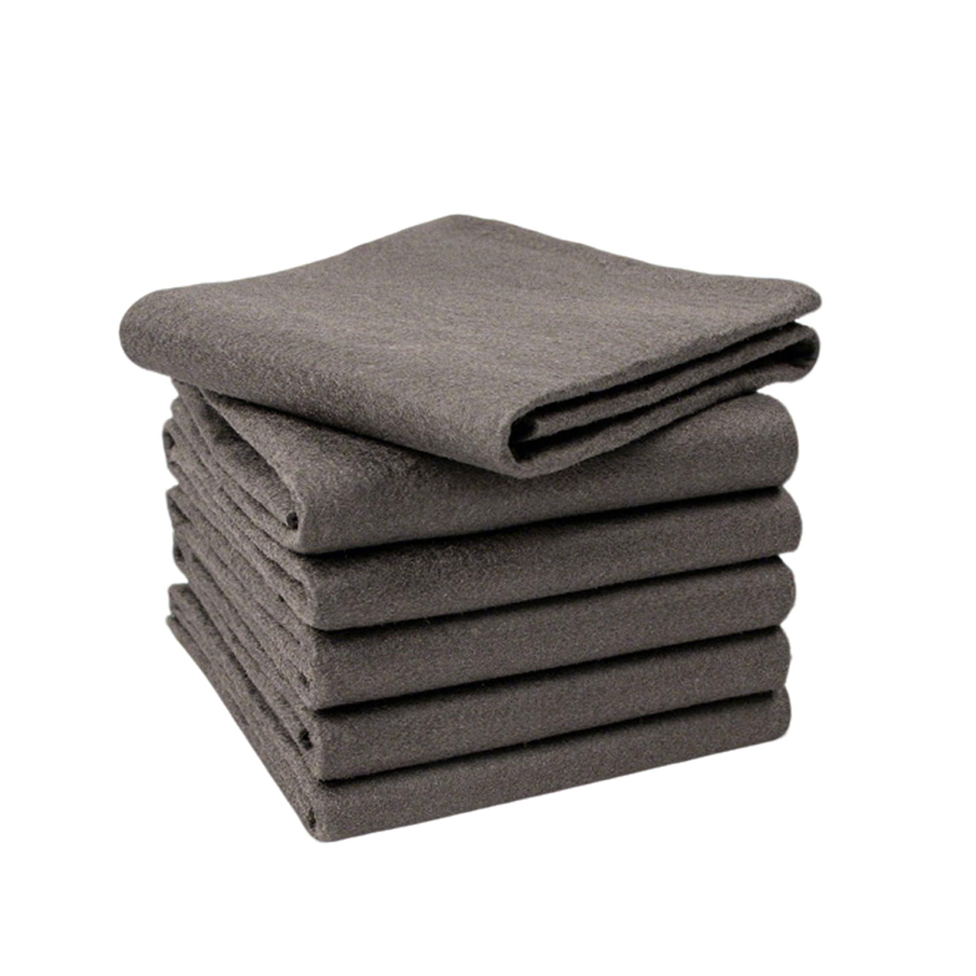 10 Pcs Lint Free Cloth,Reusable Microfiber Cleaning Rag for Windows,Mirror,Glass,Car,Gray，Thickened Magic Cleaning Cloth