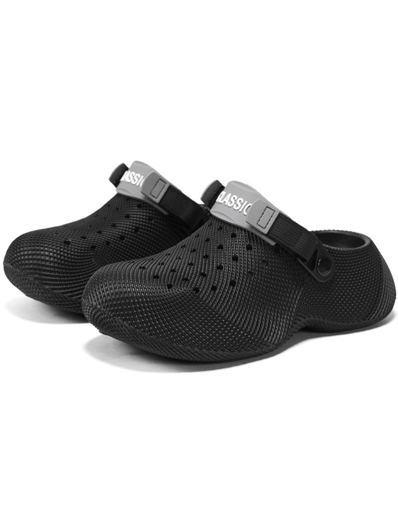 High-Quality Textured Eva Sandals, Arch Support, 6 Color Options, Striped Design, Breathable, Adjustable Back Strap, Unisex, All Seasons, Summer Slippers