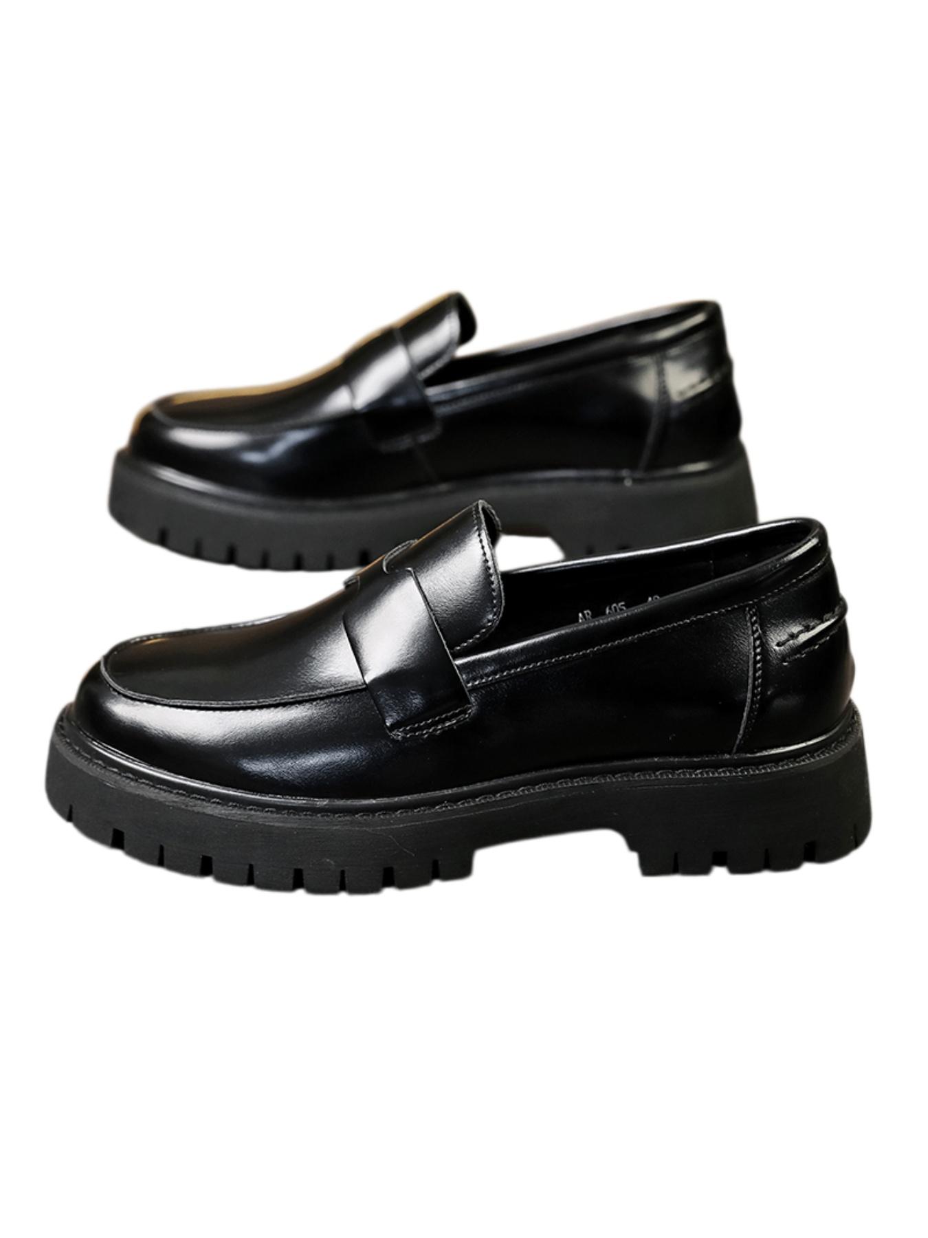 Men's Formal Dress Shoes, Patent Leather Shiny Mirror Surface Shoes, Thick Sole Platform Shoes, Suitable For Office, Saturday Banquet, Ball, Male Model Catwalk, Wedding, Groom, Hairstylist, Footwear