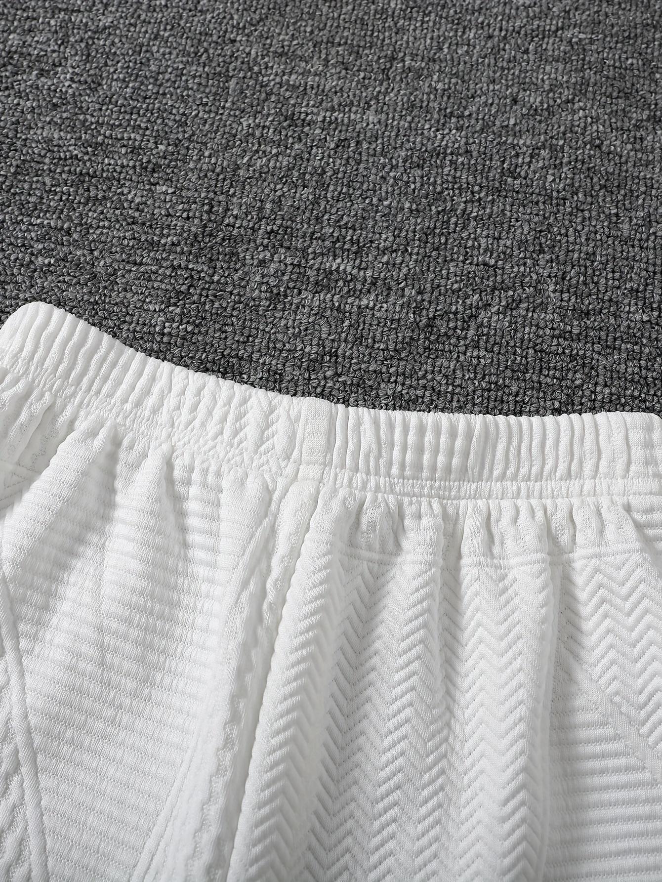 6-piece boy spring, autumn and winter trend leisure sports suit boy letter printed long sleeve pullover sweater jogging pants suit is suitable for 3-14 years old.