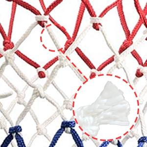Basketball Net Replacement, 2026 Upgrade Professional Basketball Net, Outdoor All-Weather Anti-Lash Colors - 12 Rings ( Blue)