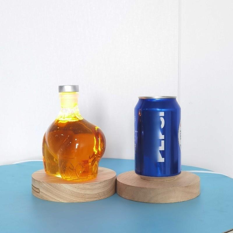 Handmade High Borosilicate Glass Bottle, Creative Butt Shape, Whiskey, Brandy, Xo, Tequila, Dispenser, Bar Decor, Versatile, 1pc 2026 New Model, Home Bar Accessories