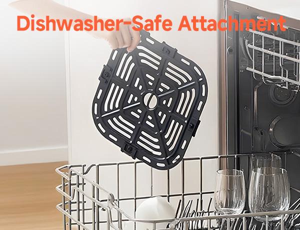 Comhoma Air Fryer 8-in-1 with 5 QT Capacity,180°-400°F Precision Heating, Air Fry, Roast, Broil, Reheats, Dehydrates, Less Oil, Features Shake Reminder, Large Touch Display with Auto Menus