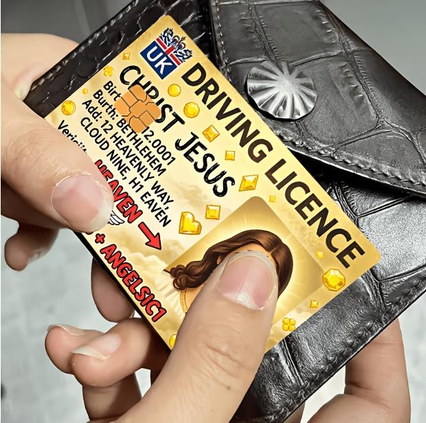 Heavenly Driving License Love as Engine, Clouds as Wheels Credit Card Sticker Used for EBT, Transportation, Keys, Credit Cards, Debit Cards, Card Skins, Protect Bank Cards, No Bubbles, High Quality, Suitable for Small Chip Cards