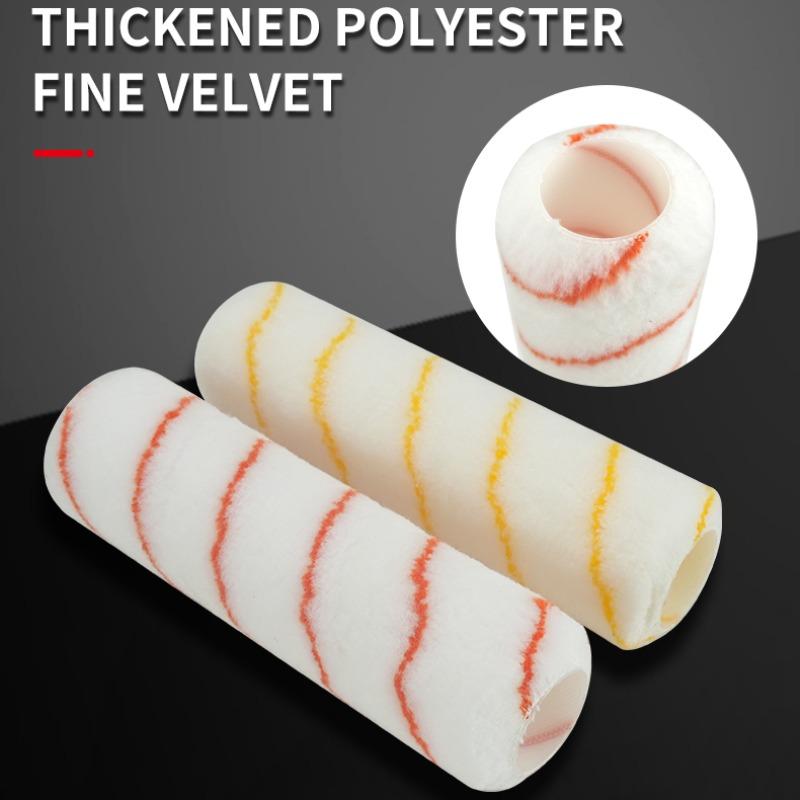 Roller Brush Set of 4 Pieces, Essential Painting Tools, Durable & Efficient Application, Perfect for Home Improvement Projects