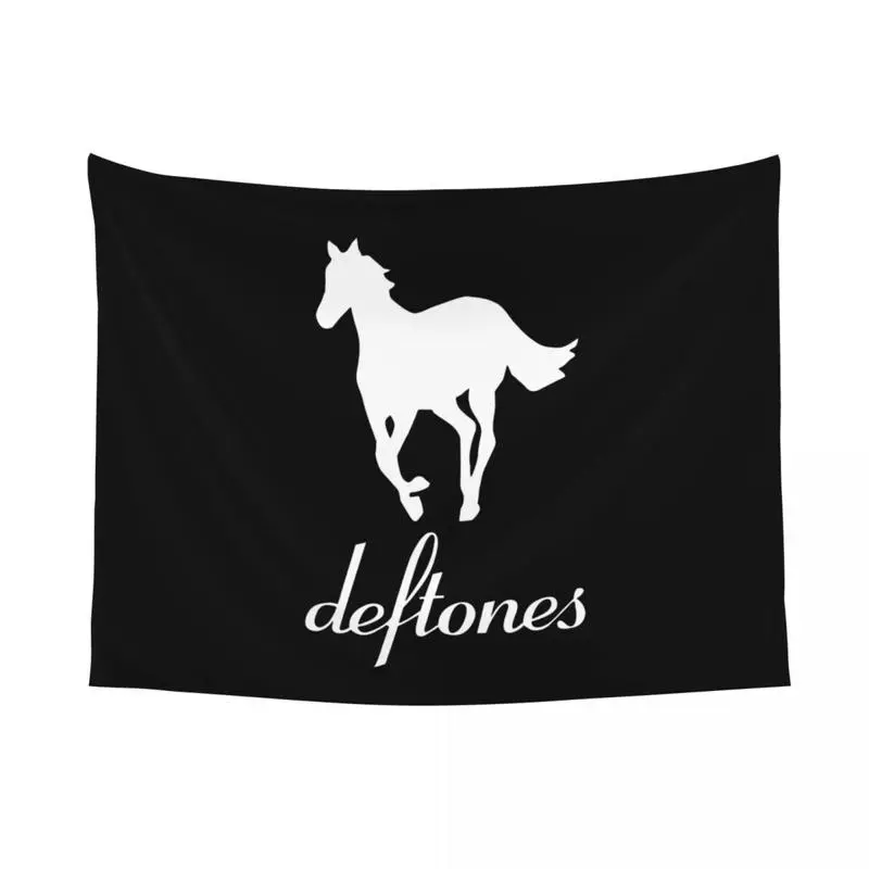 Running Deftones Metal Punk Tapestry Hippie Polyester Wall Hanging Home unique gift polyester wall hanging home