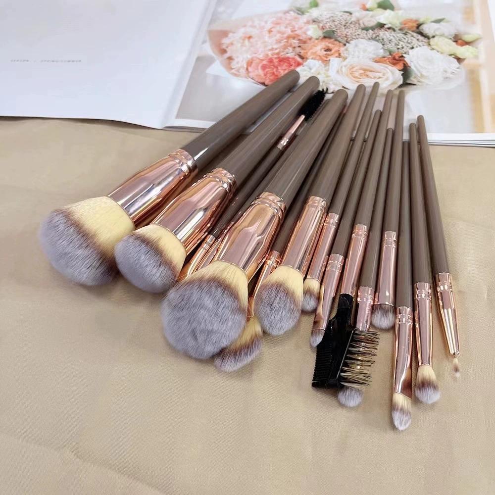 Professional Makeup Brush Set: 12/17/20/22/31pcs Optional, Including Foundation Blending Brush, Soft Bionic Hair Powder & Concealer Brushes (For Face), Eyeshadow Brush, Eyeliner Brush, Powder Puff | Top Picks