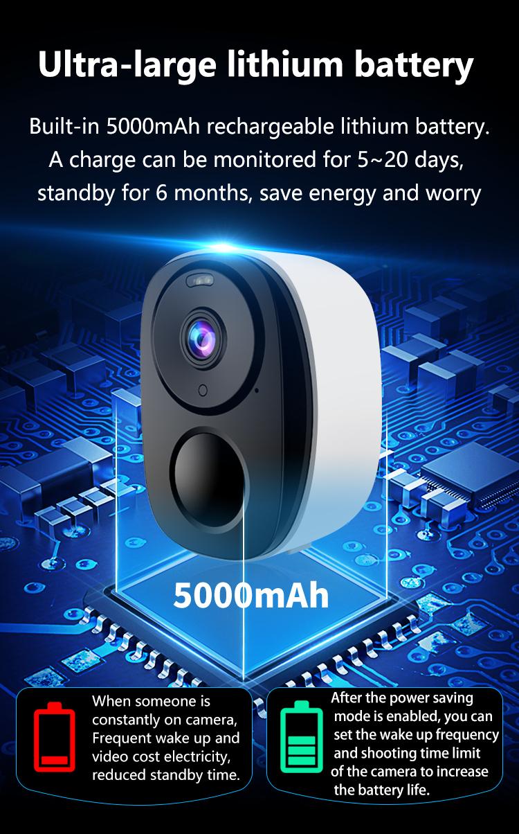 Hawkray Solar CCTV wireless Camera Indoor Outdoor Wifi HD 2K Resolution Home Security  Surveillance Video Night Version Cam Baby 3MP Two Way Audio White/IR Dual Light Support Monitor Monitoring Remote