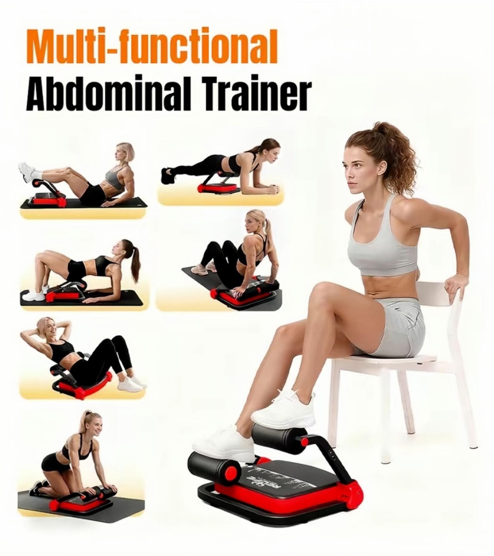 RELIFE Sit-Up Ab Trainer Core Workout Core & Abdominal Crunch & Roll-Up Equipment Home Gym Abdominal Exercise Machine