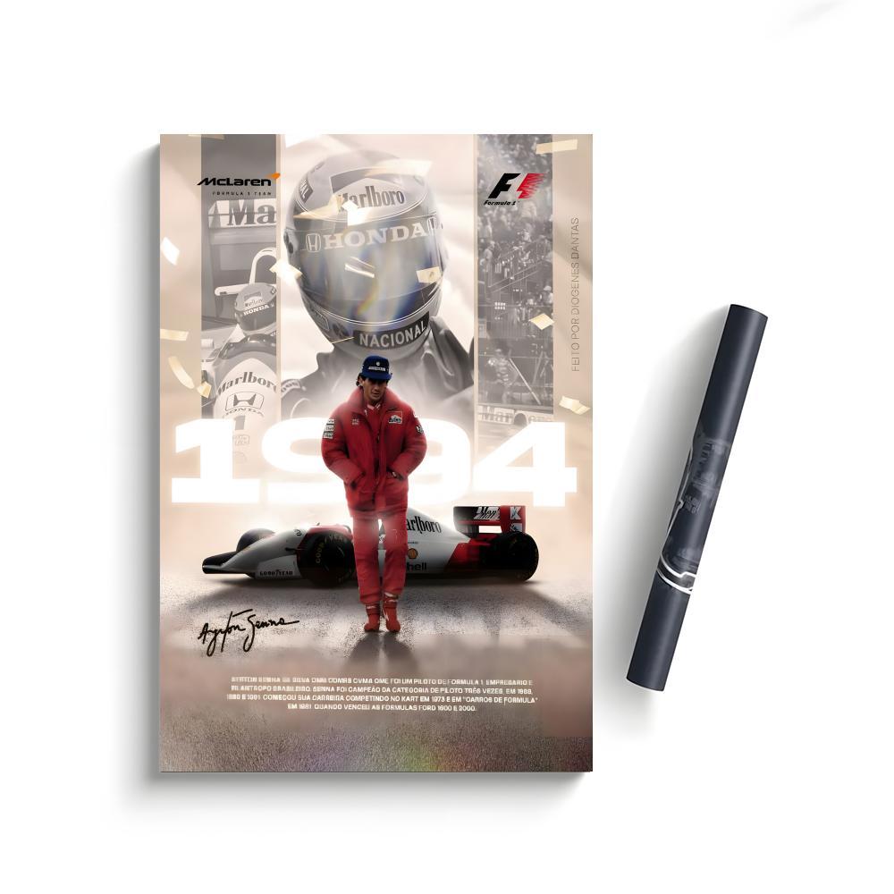 A-Ayrton S-Senna Classic Poster Bedroom Home Decor Art Poster Perfect Gift for Family and Friends