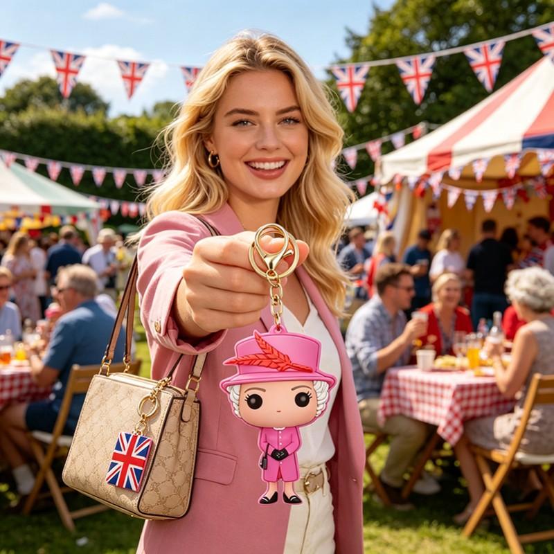 Elegant PU Material Keychain Bag Charm, Perfect for Car Key Decoration, Creative Gift for Anniversaries and Birthdays