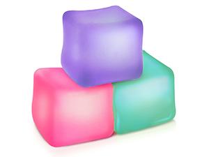 Fidget Toys Stress Cube 3 Pack: High Density Gel Filled Sensory Toys, 2.1" Cube, Anxiety Relief Squishy Fidget Toys, Stress Balls for Adults Kids Children Teens, Fidgets for Classroom