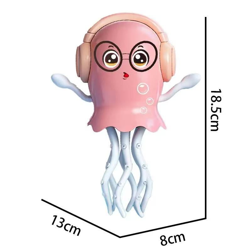 Funny Dancing Octopus Toy, Electric Induction Music Automatic Obstacle Avoidance Stress Relief Gift, Birthday Christmas Present