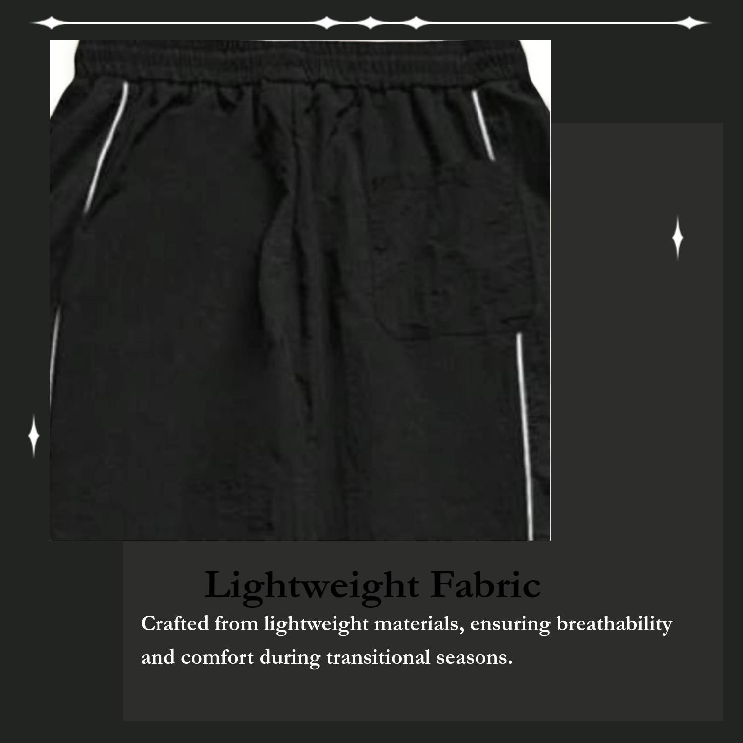 Men's Casual Sporty Long Pants, Loose Fit Drawstring Cuff, Fashionable Print, Lightweight Fabric, Perfect for Daily Wear