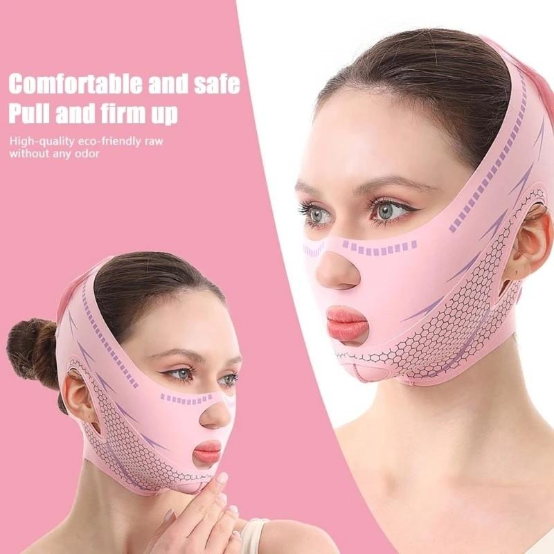 Facial Lifting Bandage, Face Massage Mask, Tightening Face Mask, Slimming Face Shaper, Facial Sculpting Tool, Device