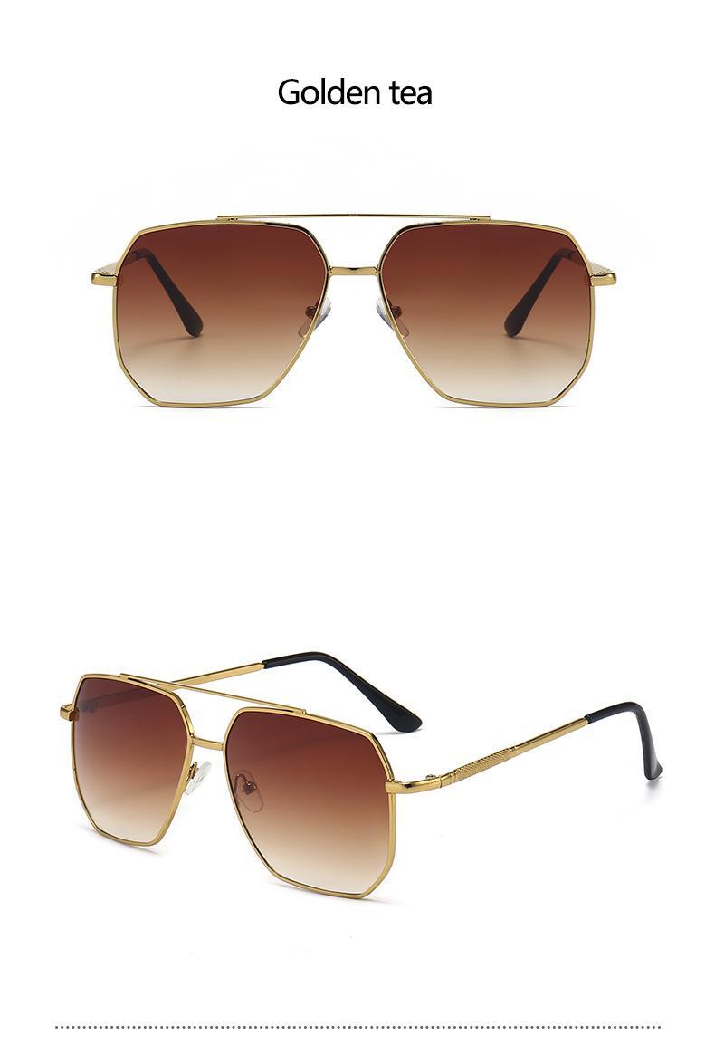 New Classic Pilot Sunglasses for Men & Women, UV400 Protection Metal Frame Mirror Lens Fashion Shades, Ideal for Driving Fishing Business Daily Leisure Summer Vibes