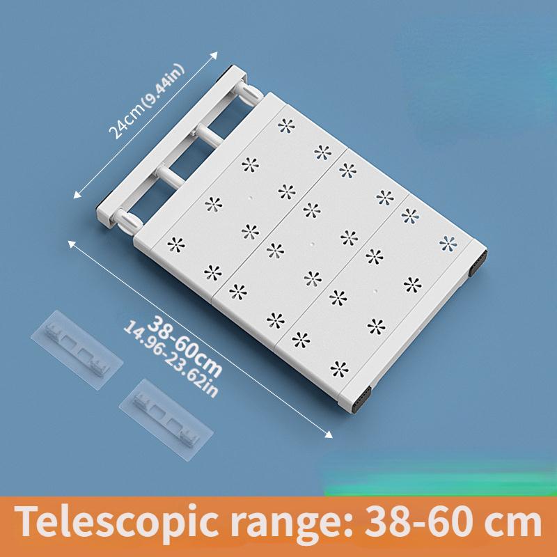 1pc Shelf Rack Cabinet Layered Storage Organizer, Closet Partition Holder, Clothes Kitchen Cabinet Divider, Display Shelves, Closet Organiser