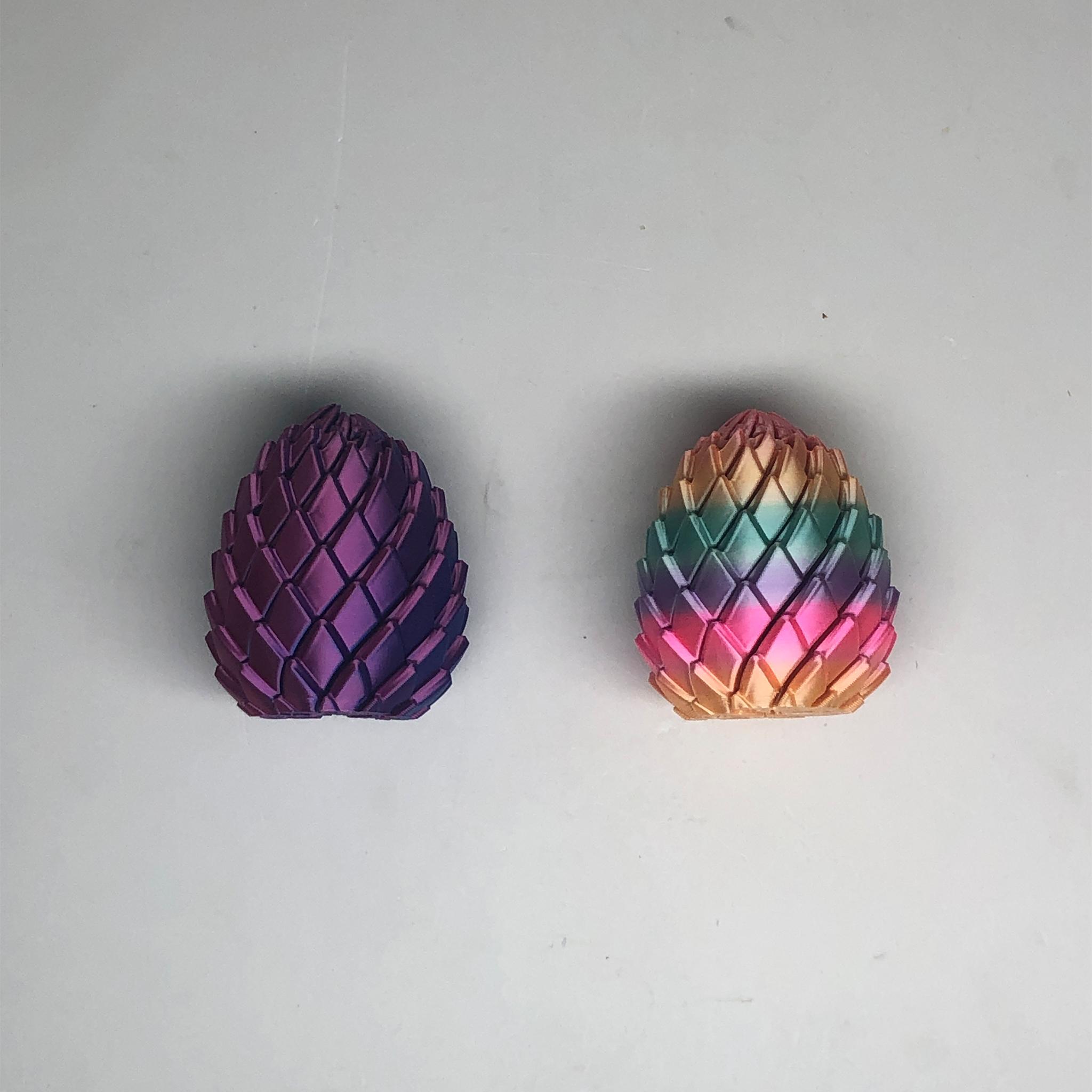 Stress Relief Creative Rotating Dragon Egg, 3D Printed Spiral Egg, Fashionable Creative Toy, Unique Gift, Blue and Colorful Options