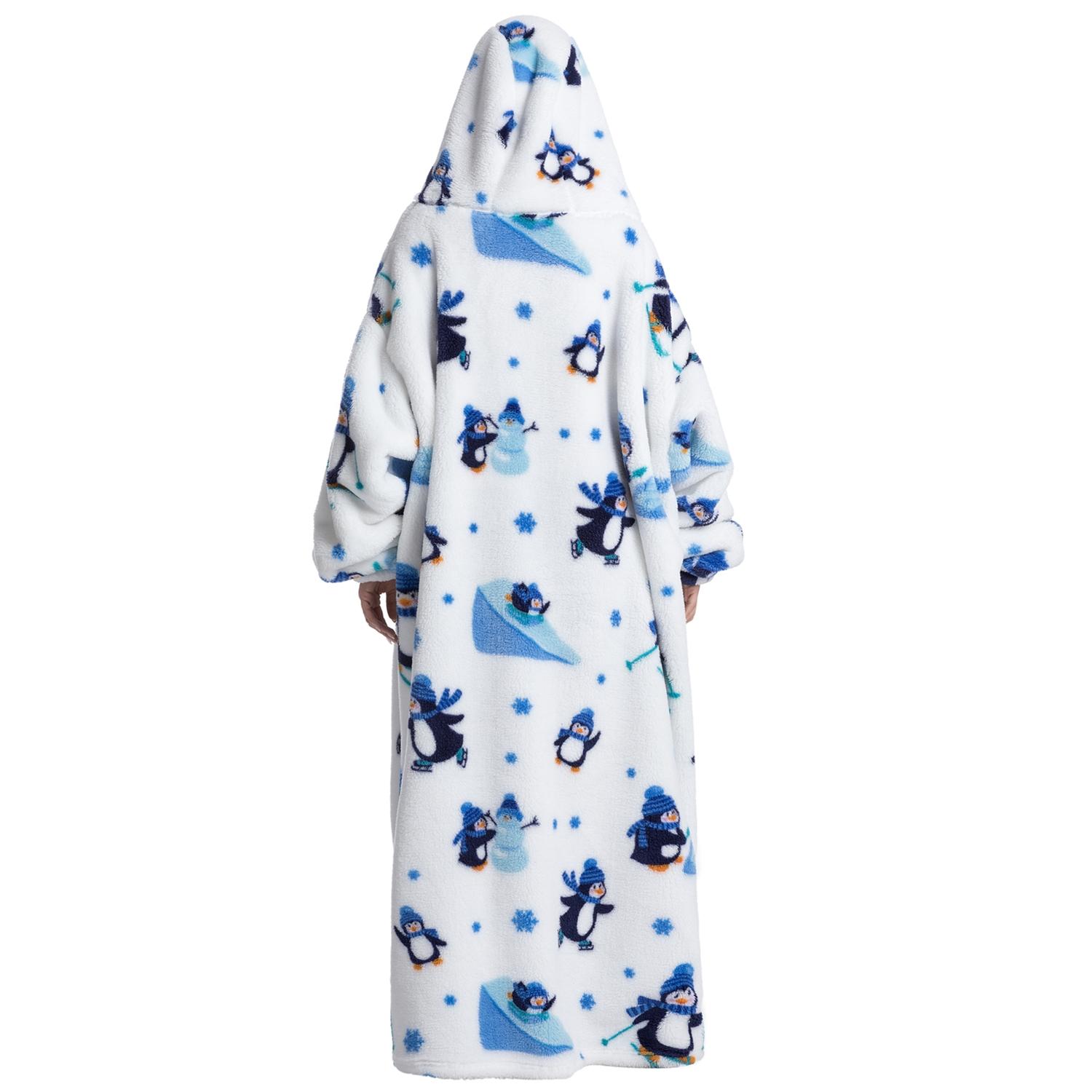 Oversized Wearable Blanket Hoodie for Women & Adults, Super Soft, Warm & Cozy with Giant Front Pocket, Perfect Christmas & Valentine's Day Gift