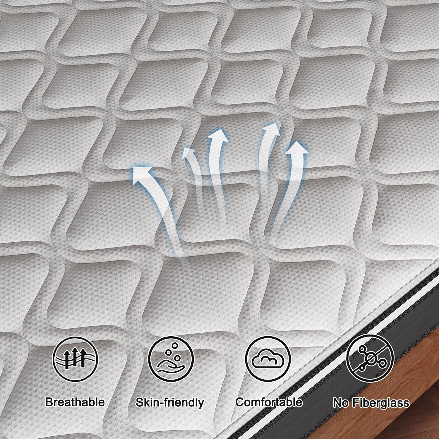 14Inch 12Inch Twin Full Queen King Mattress in a Box, Hybrid Mattresses with Gel Memory Foam and Individually Pocket Innerspring Euro Top Medium Firm for Motion Isolation, Edge Support 14Inch 12Inch Twin Full Queen King Mattress in a Box, Hybrid Mattresses with Gel Memory Foam and Individually Pocket Innerspring Euro Top Medium Firm for Motion Isolation, Edge Support