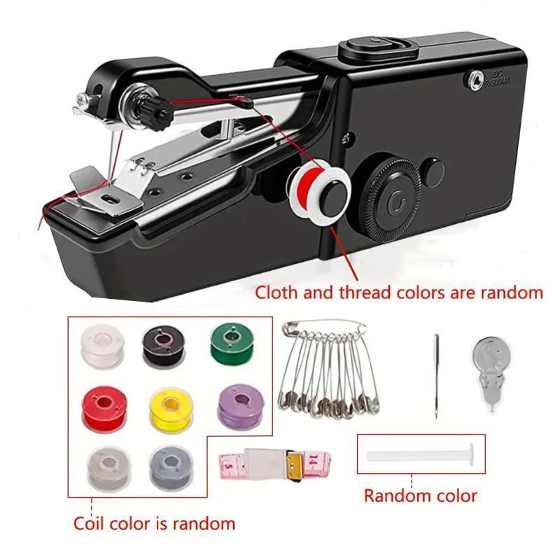 Wireless Handheld Mini Sewing Machine, Portable Electric Sewing Tool Kit, Father's Day Gift, Home Sewing Machine (no Battery Included), Sewing Accessories, Sewing Supplies Crafts