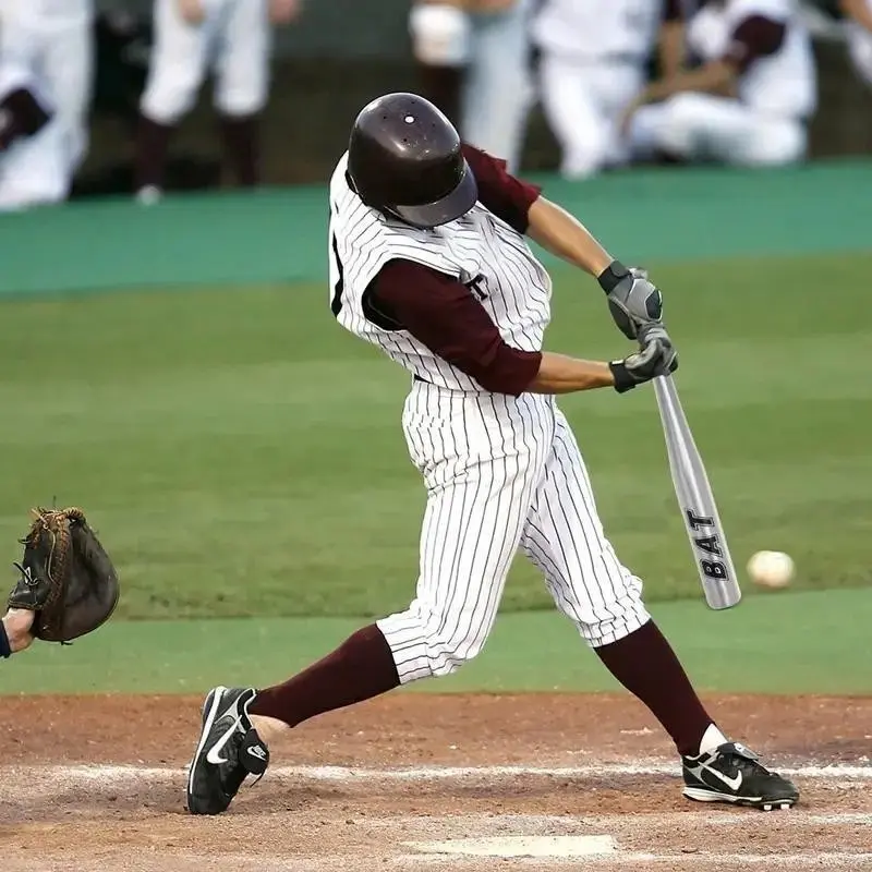20-inch baseball bat, 1 durable aluminum alloy baseball bat, outdoor training softball bat, baseball equipment, batting practice equipment.