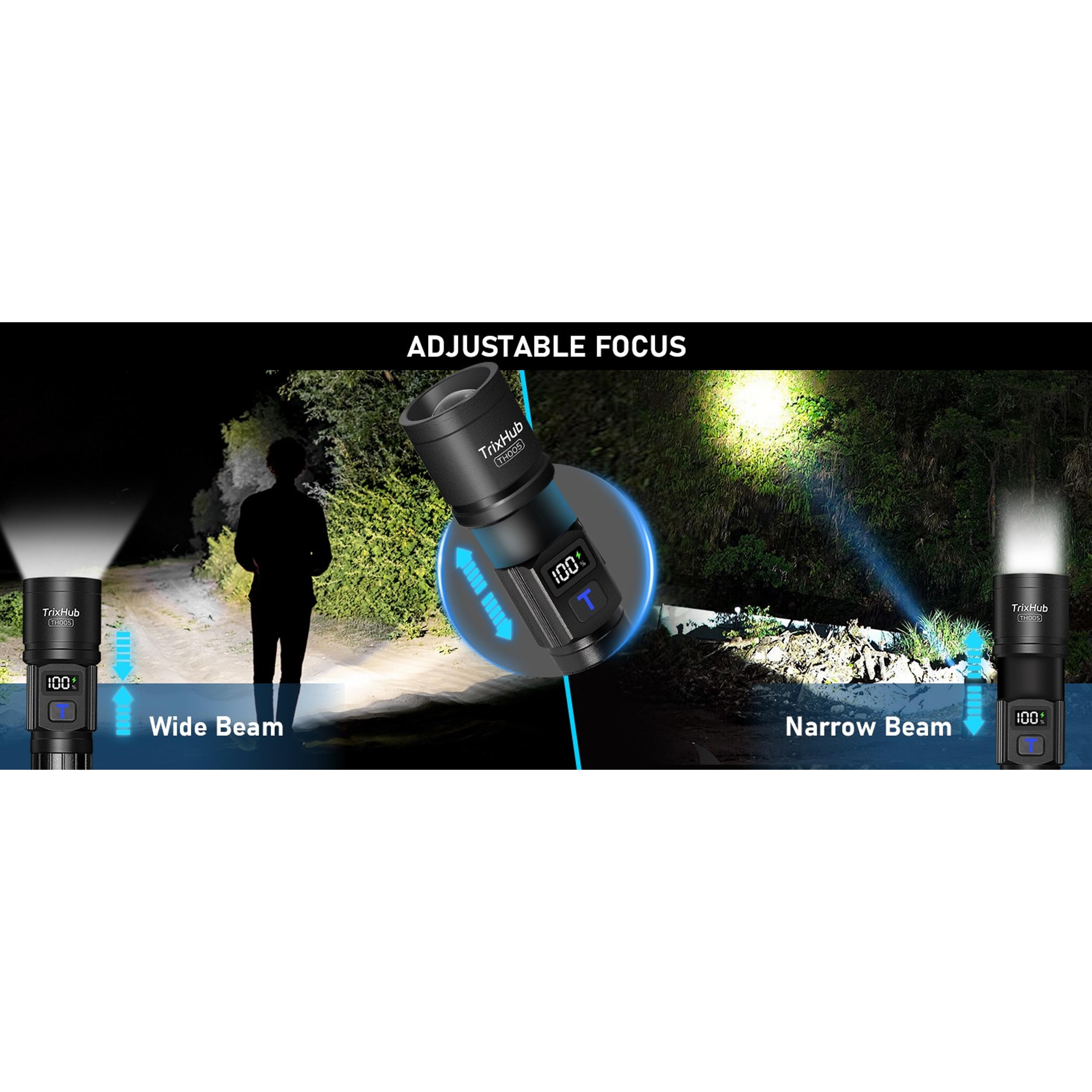 2 Pack Rechargeable Flashlights, Super Bright High Lumens Flashlight