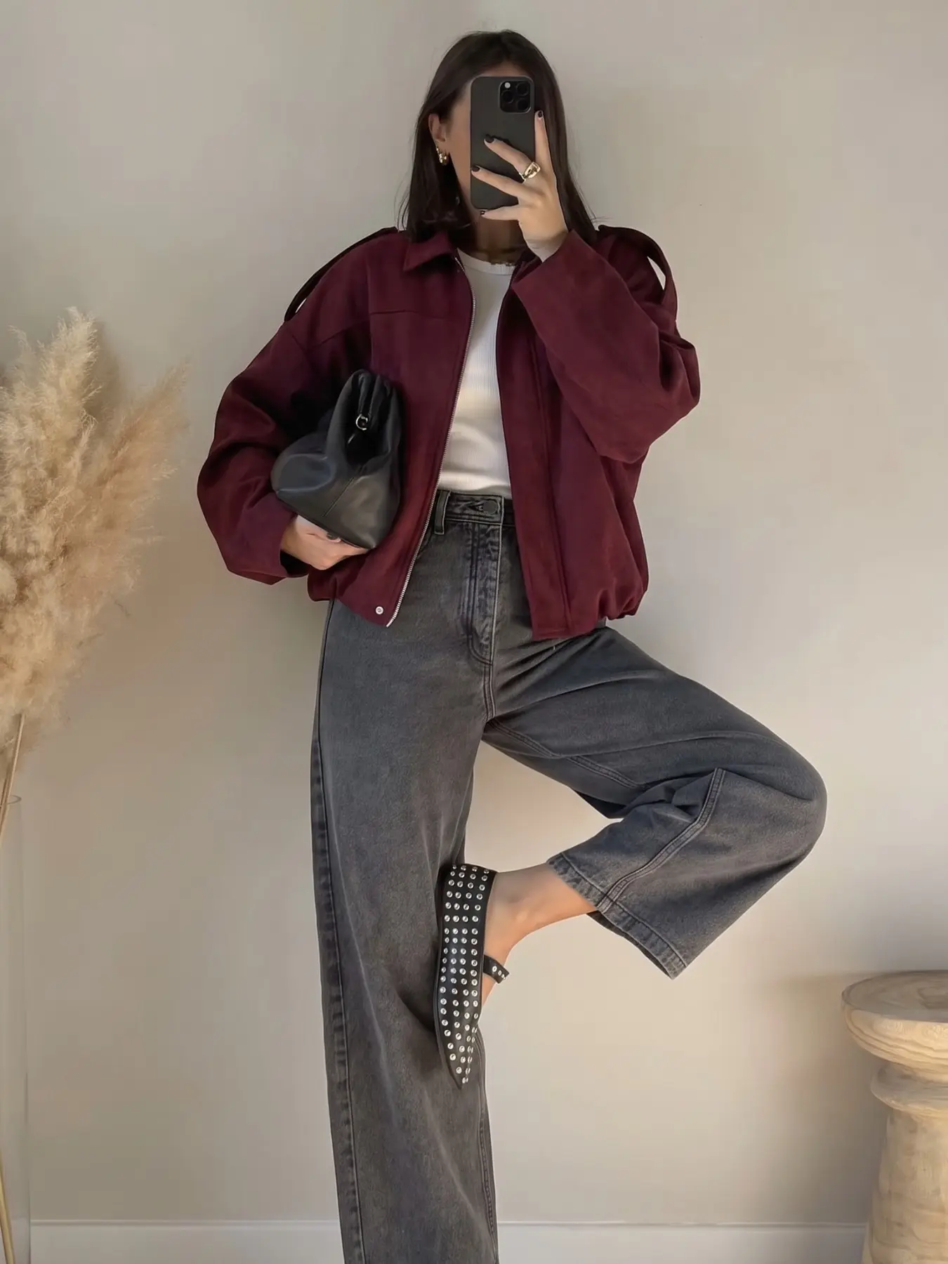 European and American style spring and autumn casual suede texture lapel bomber jacket jacket women Daily Wear Jackets