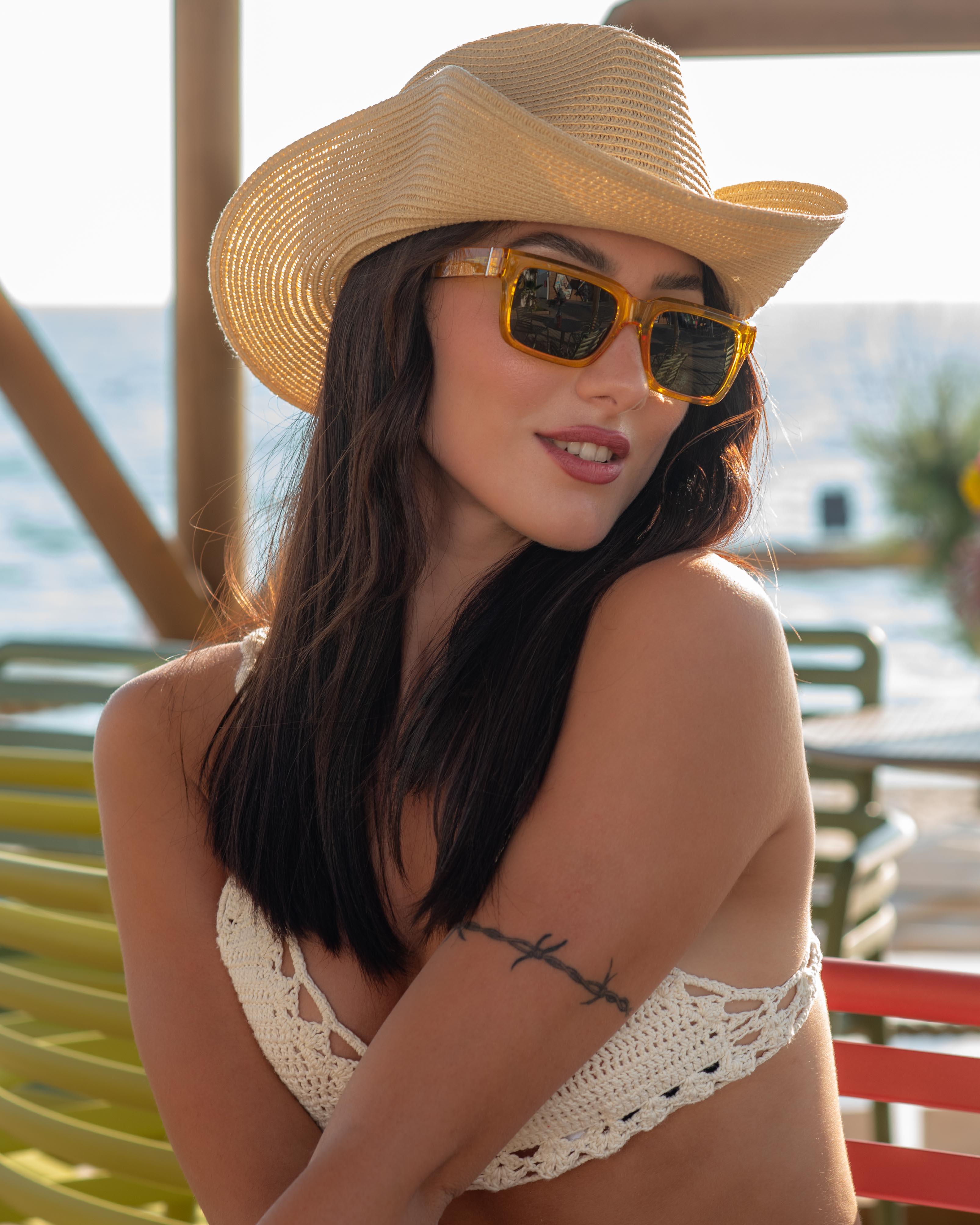 ZENOTTIC Unisex Daily Rectangle Sunglasses Luxury Thick Frame Polarized Lenses UV400 Protection Driving Outdoor Essential Back to School Gift