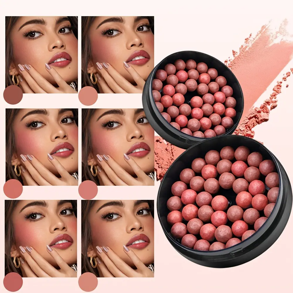 Roller Blush - Cosmetics Products, Rich Texture, Glossy and Matte Finish, Natural Color, Long-Lasting, Easy to Blend, Perfect for Daily Use, Stage, Party, Holiday