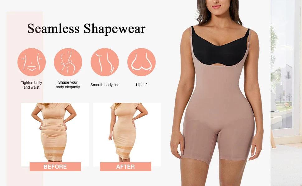 SHAPESHE Spring Fashion Seamless Bodysuits Shapewear Open Bust Hip Lifting Stretch Tights SHAPESHE Spring Fashion Seamless Bodysuits Shapewear Open Bust Hip Lifting Stretch Tights