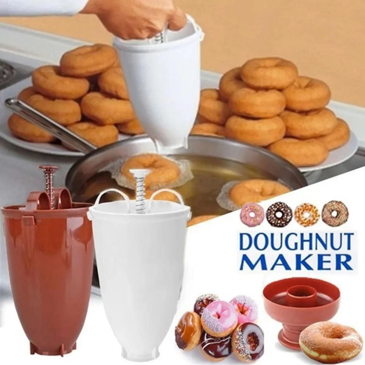 DIY Doughnut Making Kit, Easy-To-Use Donut Maker Tools, Perfect for Home Bakers & Cooking Enthusiasts, Essential Baking Accessories