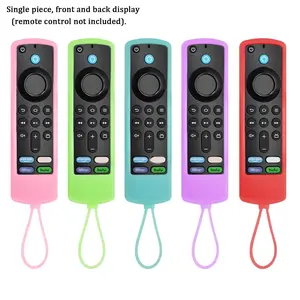 Night Glow Silicone Remote Control Case Cover for Fire TV, Ergonomic Design, Comfortable Grip, Durable Material, Easy to Carry, No Batteries Needed, Lightweight